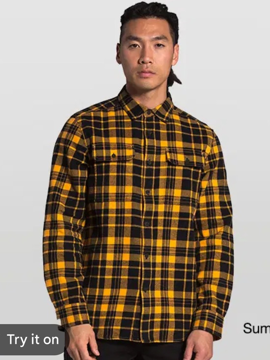 The North Face Other - The North Face Arroyo Summit Gold flannel shirt